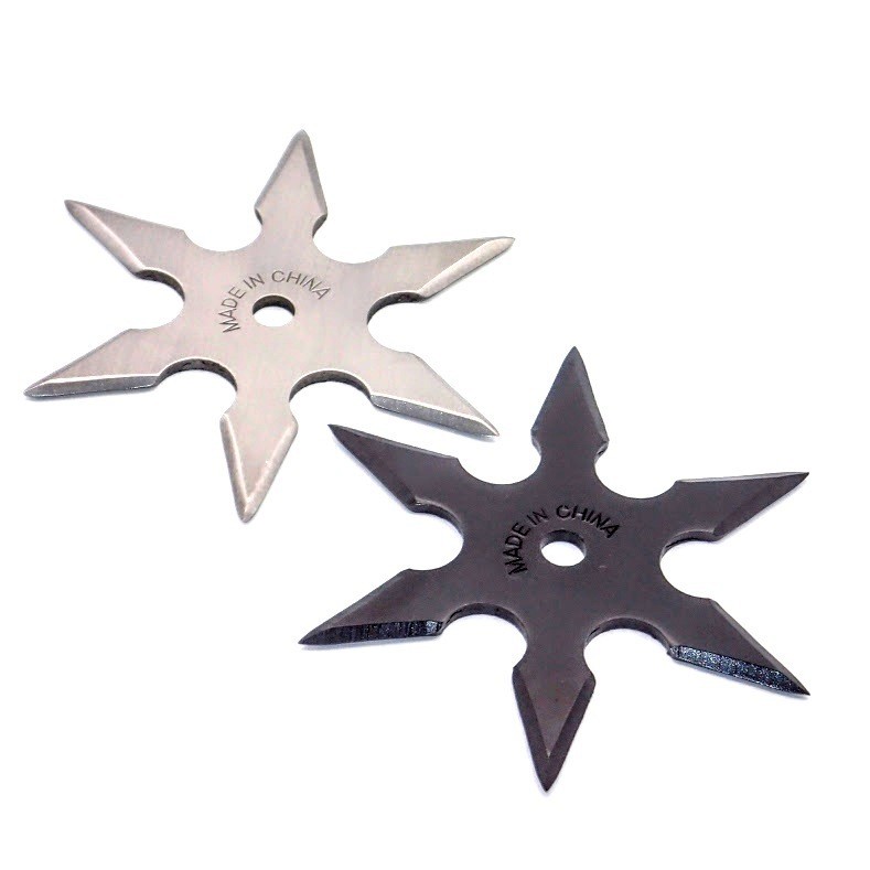 Khoga Ninja Set of 3 Sure Stick Five Point Shuriken Throwing Star