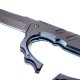 KS33 Semiautomatic Knife - Brass Knuckles