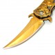 KS44 Semiautomatic Knife GOLD