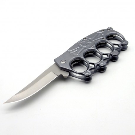 KS45 Semiautomatic Knife - Brass Knuckles