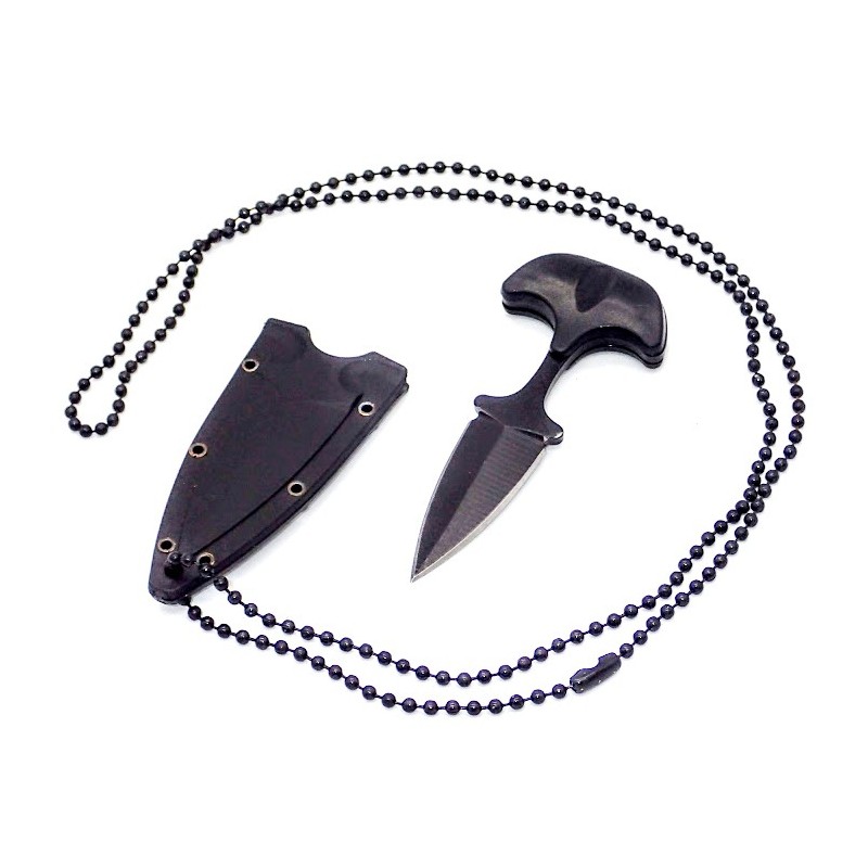 Tactical Push Dagger Knife, Knife-Keychain, Amulet, Hidden steel knife