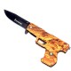 KS05 Spring Assisted Pistol Semiautomatic Knife