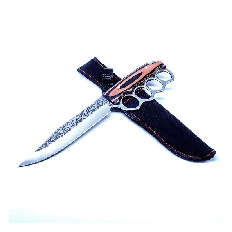 Survival Knife Hunting Knife And Brass Knuckles Combat Knife